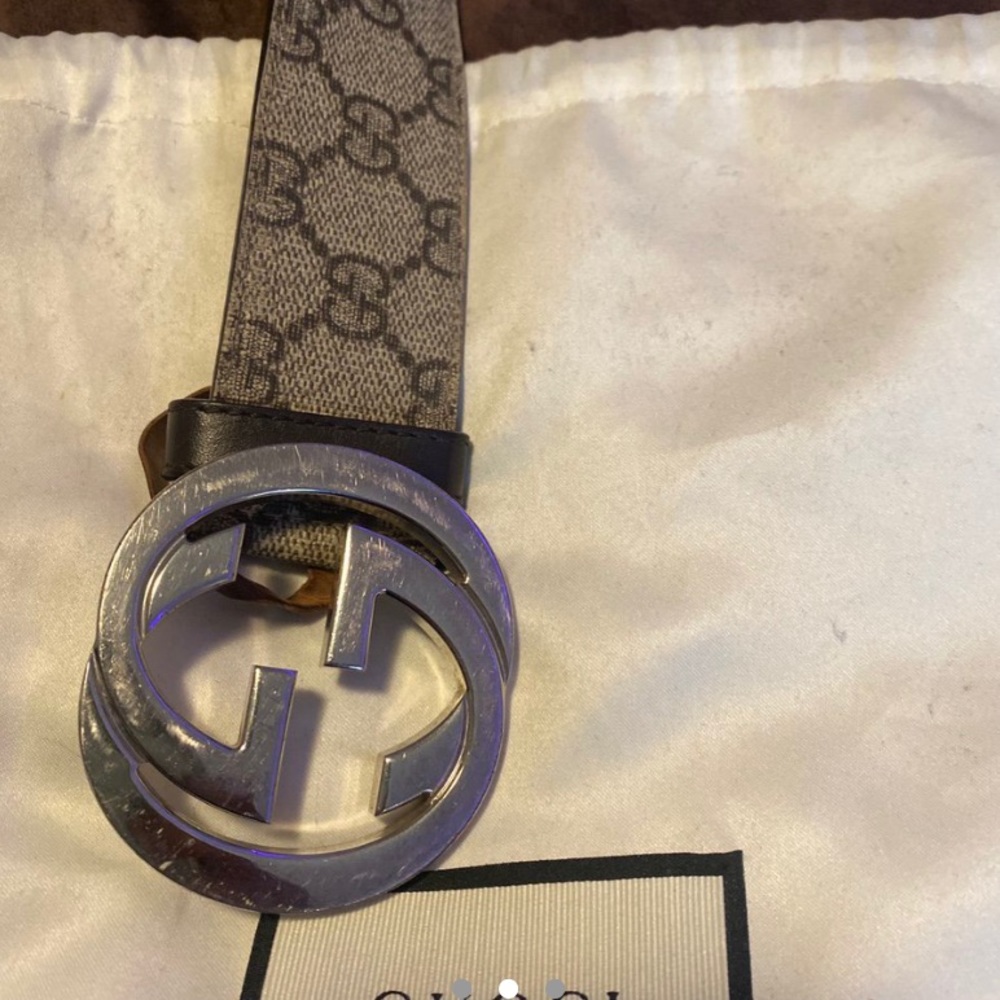 GG supreme Gucci belt